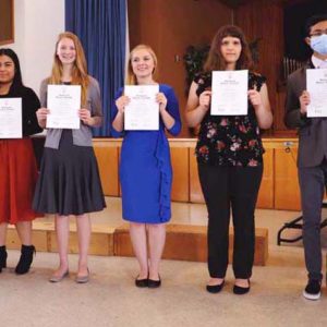 Wisconsin Academy Chapter of National Honor Society Inducts Eight Students