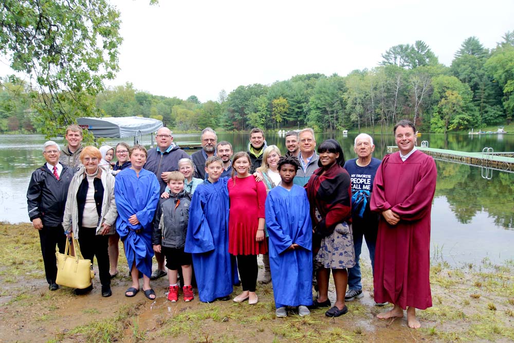 Richland Center Celebrates Baptism of Three Young Men