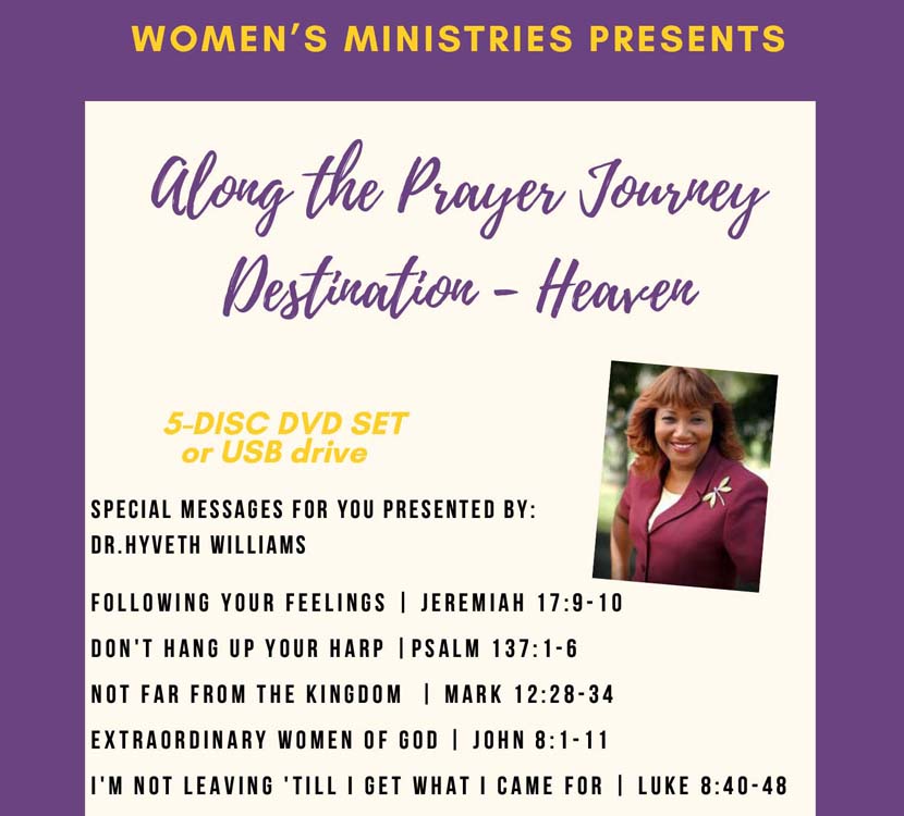 Dr. Hyveth Williams Women’s Retreat DVD’s Still Available