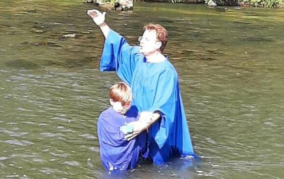 Richland Center Church Celebrates Baptism at Pine River