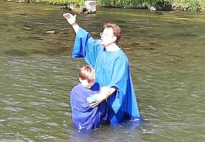 Richland Center Church Celebrates Baptism at Pine River