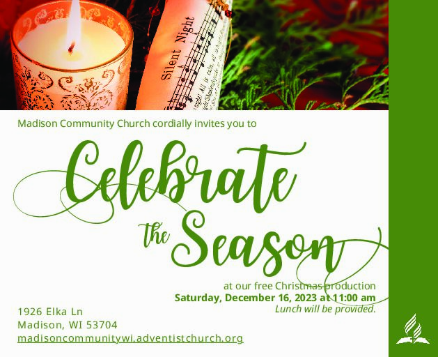 Madison Community Seventh-Day Adventist Church to Host Special Christmas Service