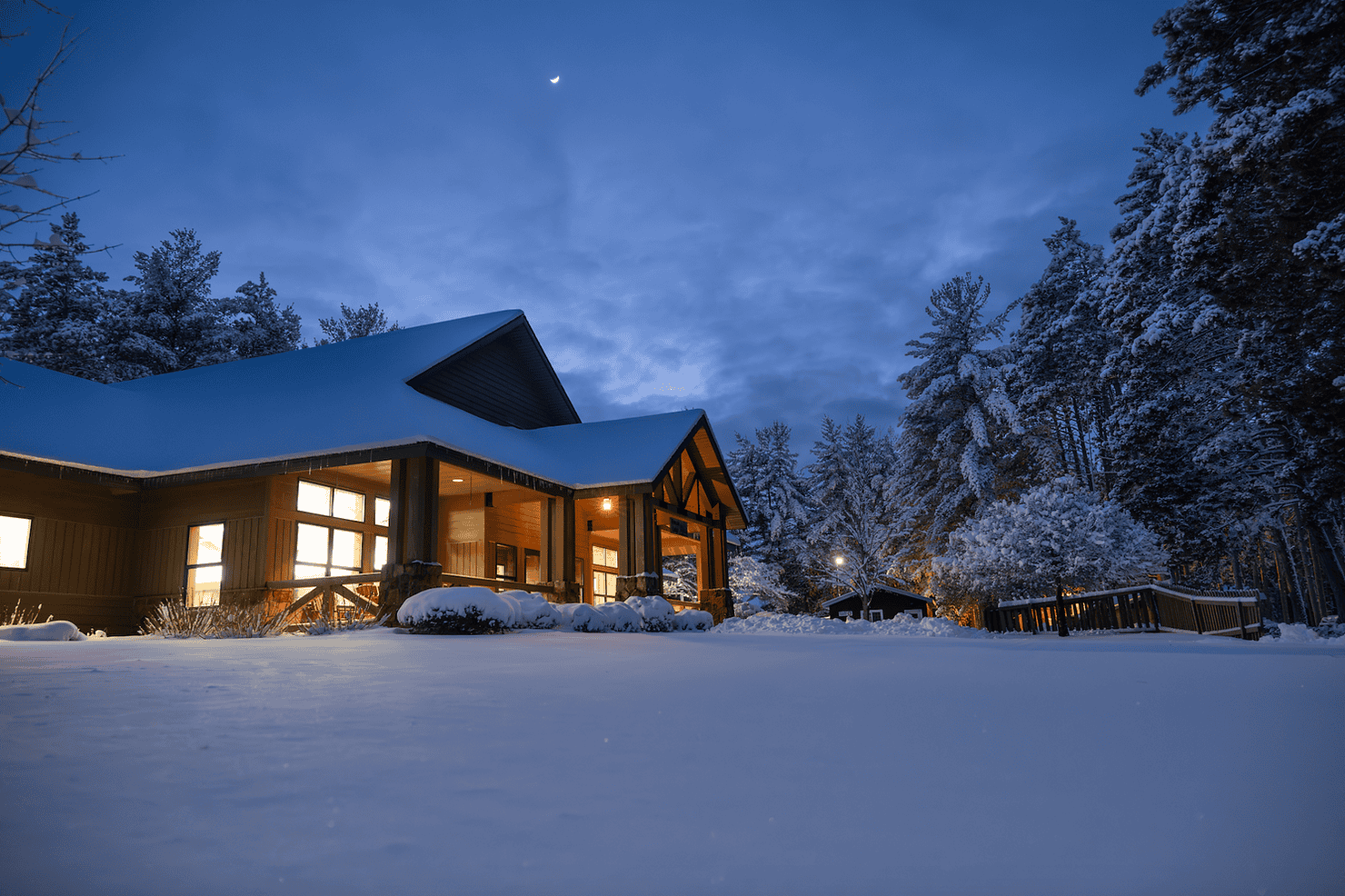 The setting: Camp Wakonda in the Winter (photo by Joash Garley)